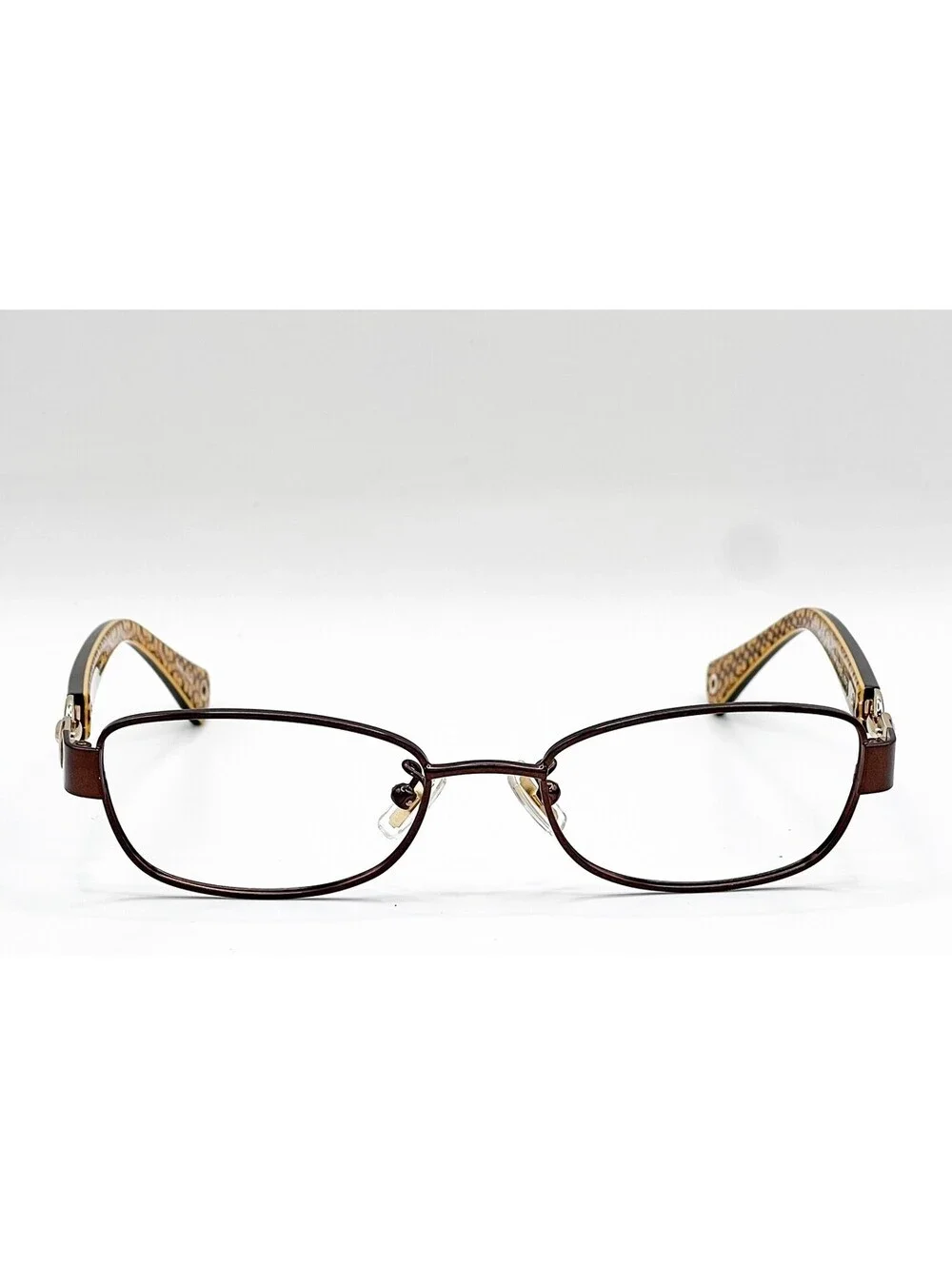Coach Hc 5054 9187 Satin Brown/Dark Tortoise Gold Authentic Eyeglasses 49-17-135